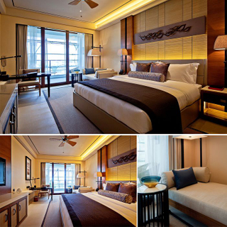 غرفة نوم فندقية حديثة ذات نوعية جيدة تم إعدادها من قبل كبار موردي أثاث الضيافة / أثاث العقود في الصين