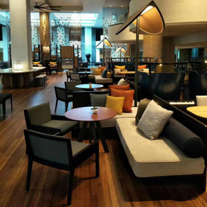 جنوب شرق آسيا التصميم الحديث كرسي صالة الفندق الخشب الصلب