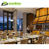 أثاث مطعم فندق 5 نجوم تصميم حديث لأثاث اللوبي أطقم المطاعم أثاث المطعم الخشبي الصلب طاولة طعام