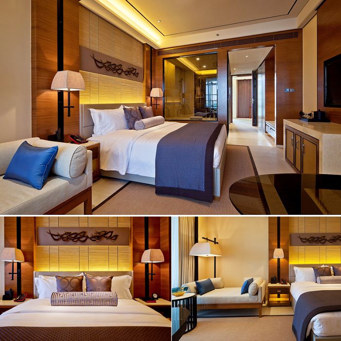 نوعية جيدة الحديثة غرفة نوم فندق مجموعة من كبار الصين الضيافة الأثاث / عقد الأثاث الموردين