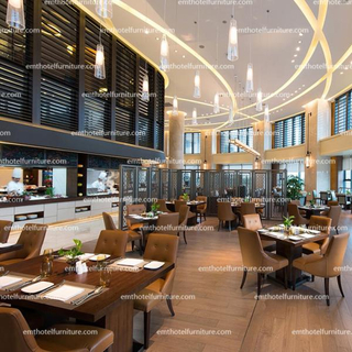 أثاث الفندق أثاث المطاعم التجارية الصينية: الطاولات والكراسي ومقاعد البار