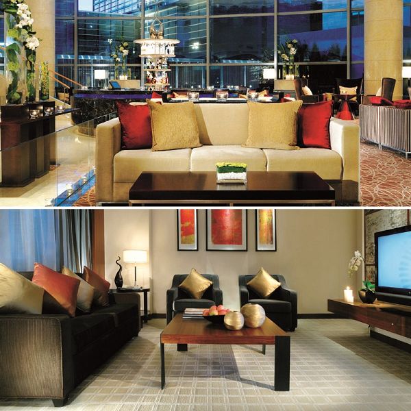 تصميم الأزياء أريكة مجموعة فندق اللوبي المنطقة العامة أريكة