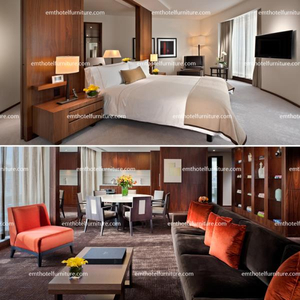 مجموعة أثاث فندق نجمة الضيافة تصميم جناح غرفة نوم المصنع مباشرة