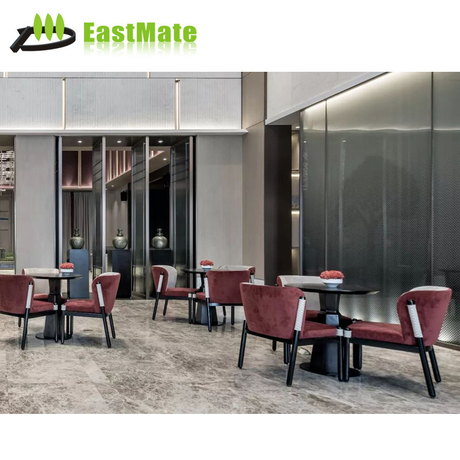 طاولات طعام من الخشب الصلب بتصميم جديد لعام 2020 لفندق من الدرجة العالية