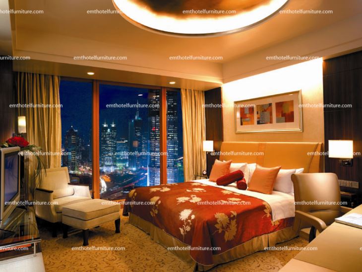 أثاث غرف نوم فندق Pudong Shangri-La، الشركة المصنعة للأثاث التعاقدي