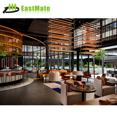 نمط الترفيه الحديث تصميم الأثاث مطعم فندق مقهى مجموعة أثاث تقديم الطعام