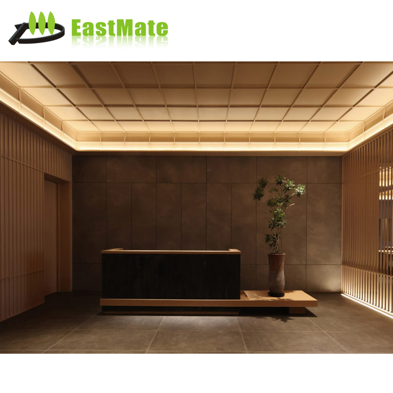 لوحة حائط خشبية مصنوعة خصيصًا لتثبيت أثاث الفندق 