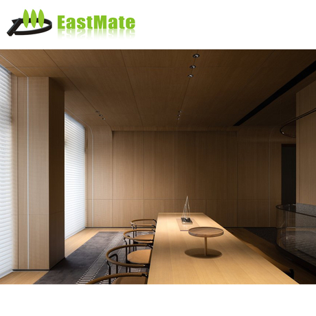 شريحة خشبية مخددة أنيقة ثلاثية الأبعاد من PVC، لوحة خشبية لتزيين الجدران الداخلية