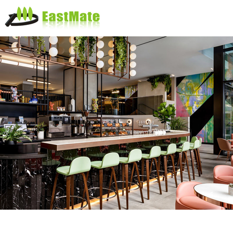 الشركة المصنعة تدعم مجموعة أثاث المطاعم المخصصة لمجموعة كراسي الترفيه ذات الطاولة الرخامية