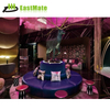 5 نجوم مشروع التصميم الحديث مجموعة أثاث أريكة طاولة الردهة المستديرة لردهة فيلا الفندق