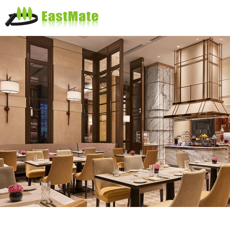طاولات وكراسي خشبية صينية من فوشان لمطعم الفندق والمقهى
